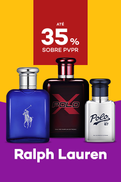 Marca Ralph Lauren om destaque promocional de at&eacute; 35% obre pre&ccedil;o de Venda ao P&uacute;blico Recomendado